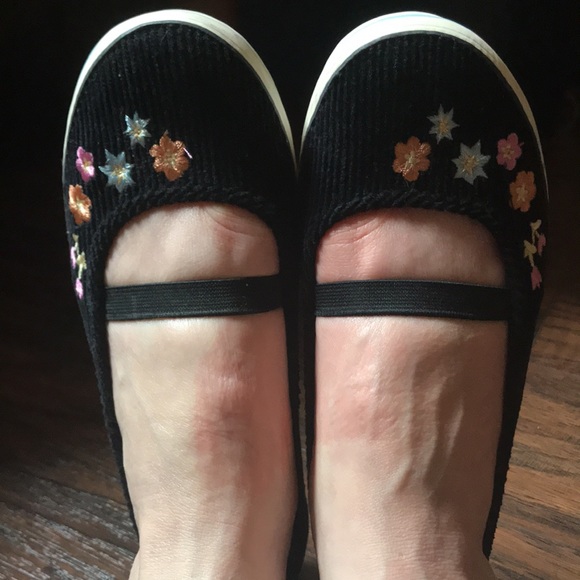 SOLD LOCALLY Vintage 90s NOS corduroy skimmer flats maryjane - Picture 3 of 3